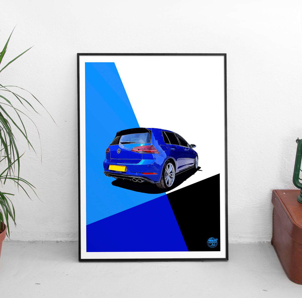 VW Golf R Mk7 Print Various Sizes. VW Golf R Mk7 gift Fueled.art