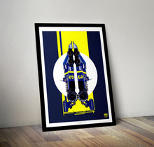Cargar imagen en el visor de la galería, Tyrrell P34 Jody Scheckter 1976 F1 print - Fueled.art
