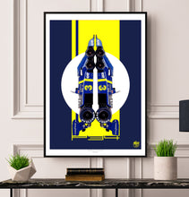 Cargar imagen en el visor de la galería, Tyrrell P34 Jody Scheckter 1976 F1 print - Fueled.art