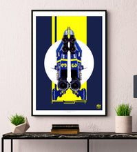 Cargar imagen en el visor de la galería, Tyrrell P34 Jody Scheckter 1976 F1 print - Fueled.art