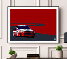 Lade das Bild in den Galerie-Viewer, 1998 Mitsubishi Evo V - Tommi Mäkinen WRC Print - Fueled.art