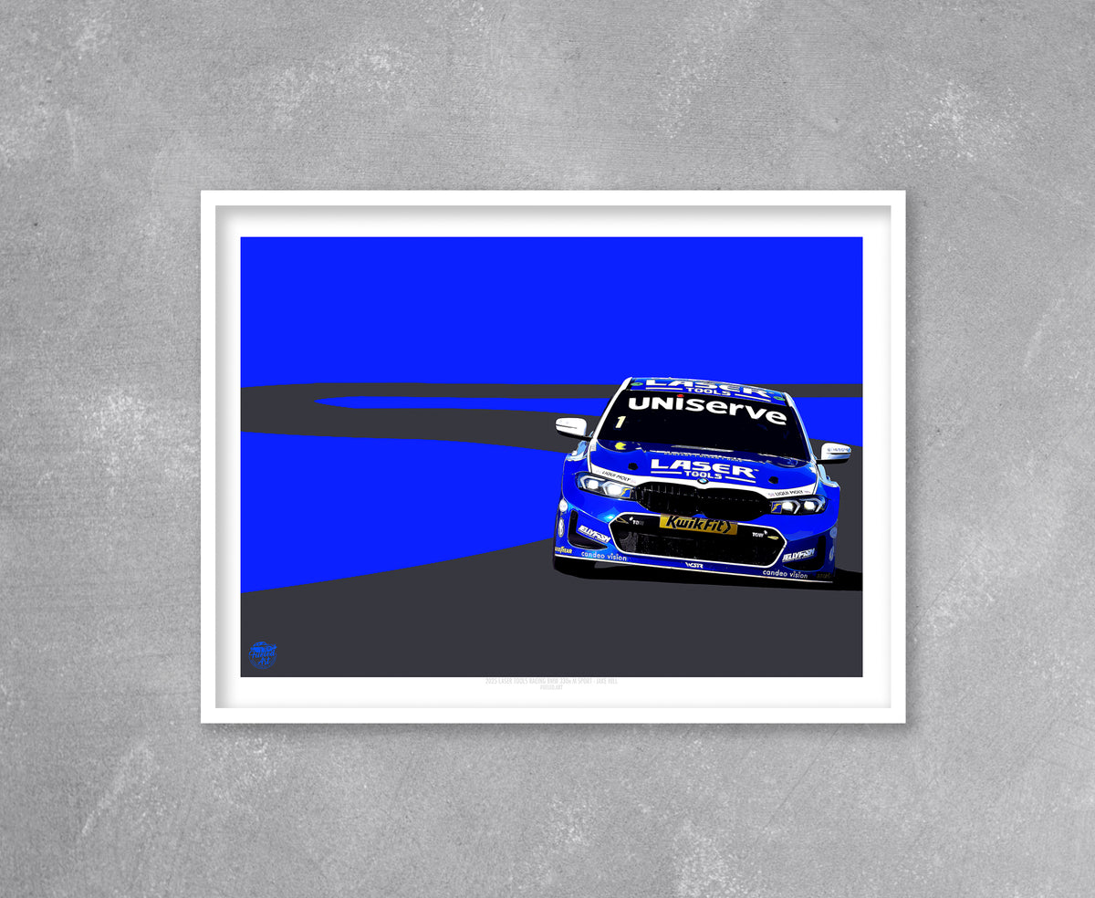 Jake Hill 2025 BMW 330e M-Sport BTCC Print - Various Sizes. BTCC gift ...