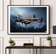 Load image into Gallery viewer, Avro Lancaster Bomber Print - Fueled.art