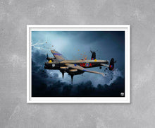 Load image into Gallery viewer, Avro Lancaster Bomber Print - Fueled.art