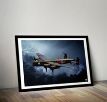 Load image into Gallery viewer, Avro Lancaster Bomber Print - Fueled.art