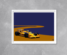Carica l'immagine nel visualizzatore di Gallery, Ayrton Senna 1987 Lotus 99T F1 Print