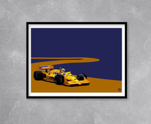 Carica l'immagine nel visualizzatore di Gallery, Ayrton Senna 1987 Lotus 99T F1 Print - Fueled.art