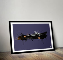 Cargar imagen en el visor de la galería, Batman Batmobile print - Fueled.art