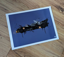 Cargar imagen en el visor de la galería, Batman Batmobile print - Fueled.art