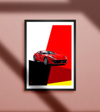 Cargar imagen en el visor de la galería, Ferrari 812 Superfast print - Fueled.art
