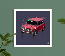 Load image into Gallery viewer, The Italian Job Mini Cooper print - Fueled.art