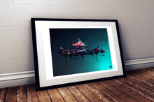 Load image into Gallery viewer, Lewis Hamilton 2024 Mercedes W15 F1 Print - Fueled.art