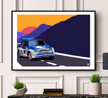 Load image into Gallery viewer, MG Metro 6R4 Group B print - Fueled.art