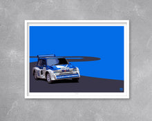 Load image into Gallery viewer, MG Metro 6R4 Group B print - Fueled.art