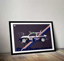 Load image into Gallery viewer, MG Metro 6R4 Group B print - Fueled.art