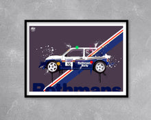Load image into Gallery viewer, MG Metro 6R4 Group B print - Fueled.art