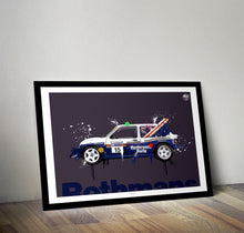 Load image into Gallery viewer, MG Metro 6R4 Group B print - Fueled.art