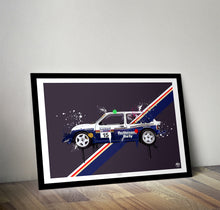 Load image into Gallery viewer, MG Metro 6R4 Group B print - Fueled.art