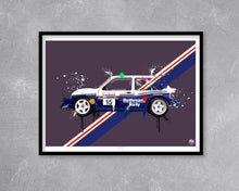 Load image into Gallery viewer, MG Metro 6R4 Group B print - Fueled.art