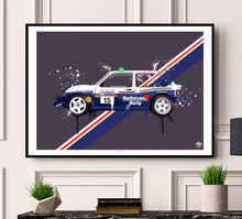 Load image into Gallery viewer, MG Metro 6R4 Group B print - Fueled.art
