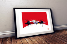 Carica l'immagine nel visualizzatore di Gallery, Ayrton Senna McLaren MP4/4 F1 print by Fueled.art