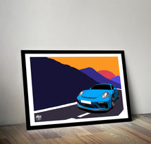 Load image into Gallery viewer, Porsche 911 991 GT3 Print - Fueled.art