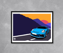 Load image into Gallery viewer, Porsche 911 991 GT3 Print - Fueled.art