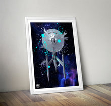 Load image into Gallery viewer, Star Trek USS Enterprise print - Fueled.art