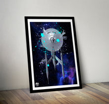 Load image into Gallery viewer, Star Trek USS Enterprise print - Fueled.art