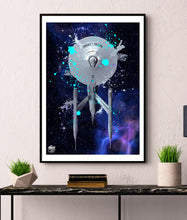 Load image into Gallery viewer, Star Trek USS Enterprise print - Fueled.art