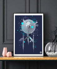Load image into Gallery viewer, Star Trek USS Enterprise print - Fueled.art