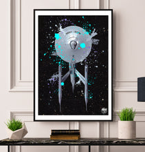 Load image into Gallery viewer, Star Trek USS Enterprise print - Fueled.art