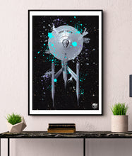 Load image into Gallery viewer, Star Trek USS Enterprise print - Fueled.art