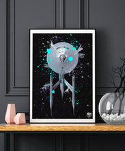 Load image into Gallery viewer, Star Trek USS Enterprise print - Fueled.art