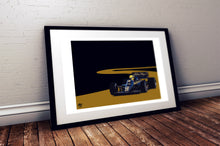Lade das Bild in den Galerie-Viewer, Ayrton Senna 1985 Lotus 97T F1 Print - Fueled.art