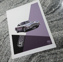 Load image into Gallery viewer, Aston Martin DB5 print - Fueled.art