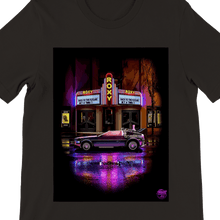 Load image into Gallery viewer, Back to the Future DeLorean - Unisex Crewneck T-shirt - Fueled.art