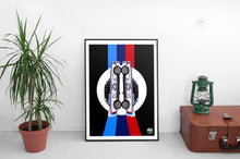 Load image into Gallery viewer, BMW CSL Print - Black - Fueled.art