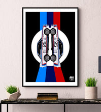 Load image into Gallery viewer, BMW CSL Print - Black - Fueled.art