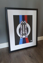 Load image into Gallery viewer, BMW CSL Print - Black - Fueled.art