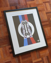 Load image into Gallery viewer, BMW CSL Print - Black - Fueled.art