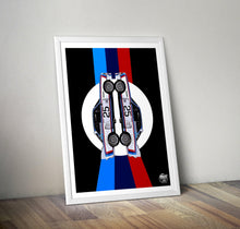 Load image into Gallery viewer, BMW CSL Print - Black - Fueled.art