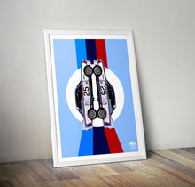 Load image into Gallery viewer, BMW CSL Print - Blue - Fueled.art