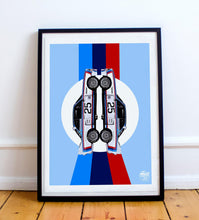 Load image into Gallery viewer, BMW CSL Print - Blue - Fueled.art