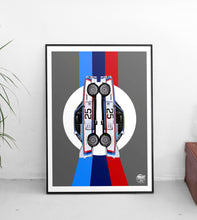 Load image into Gallery viewer, BMW CSL Print - Grey - Fueled.art