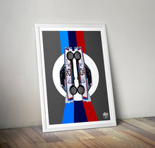 Load image into Gallery viewer, BMW CSL Print - Grey - Fueled.art