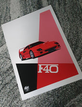 Load image into Gallery viewer, Ferrari F40 Print - Fueled.art