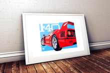 Load image into Gallery viewer, Ferrari F40 Print - Fueled.art