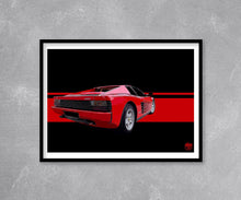Load image into Gallery viewer, Ferrari Testarossa Print - Fueled.art
