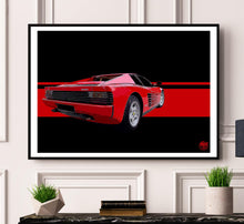 Load image into Gallery viewer, Ferrari Testarossa Print - Fueled.art